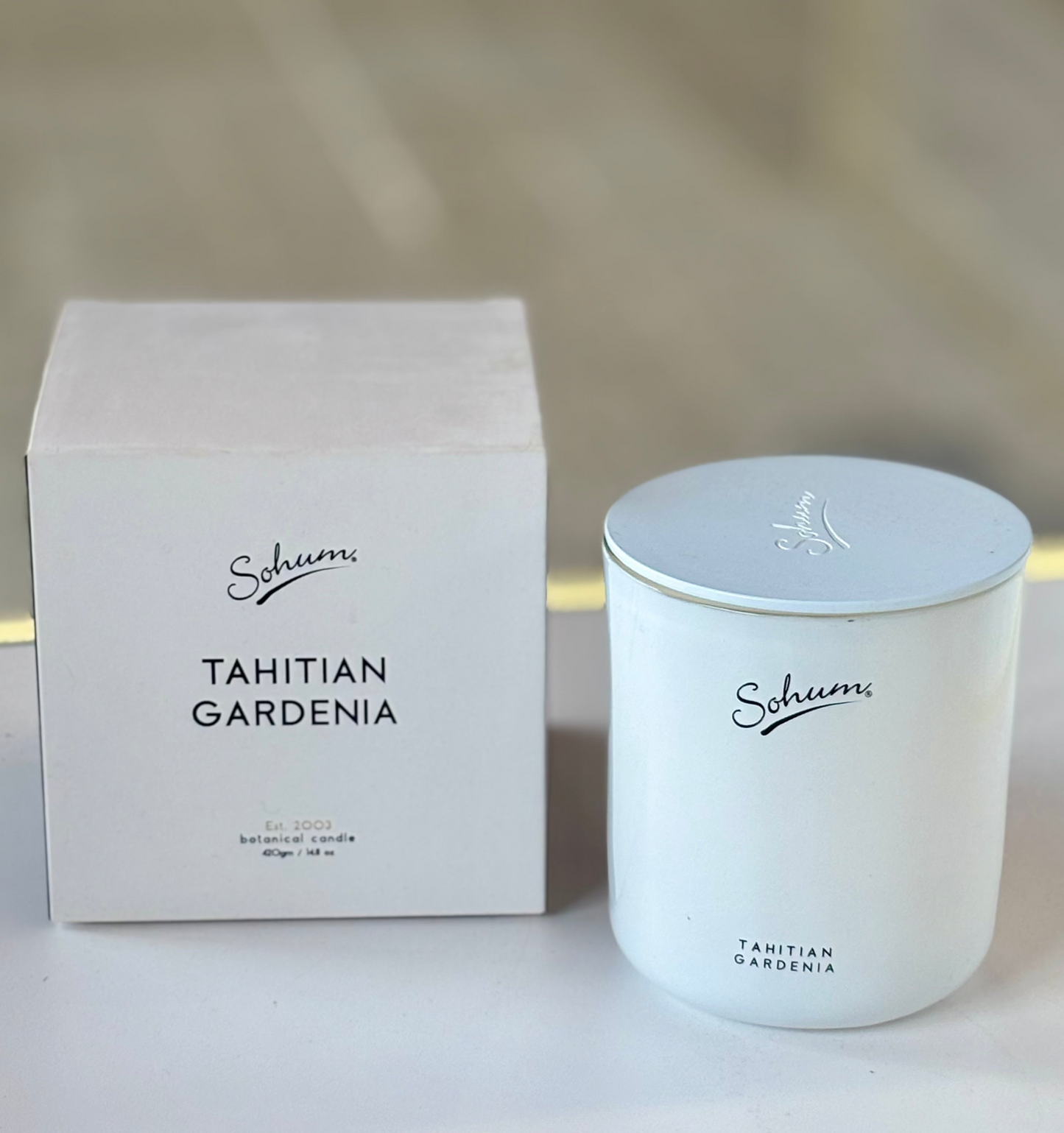 Tahitian Gardenia SOHUM Candle