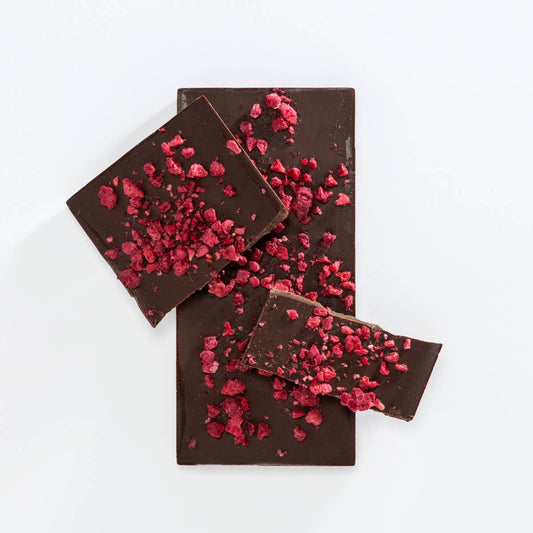 Dark Chocolate Bar 50g Raspberry